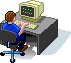 A programmer typing on a computer