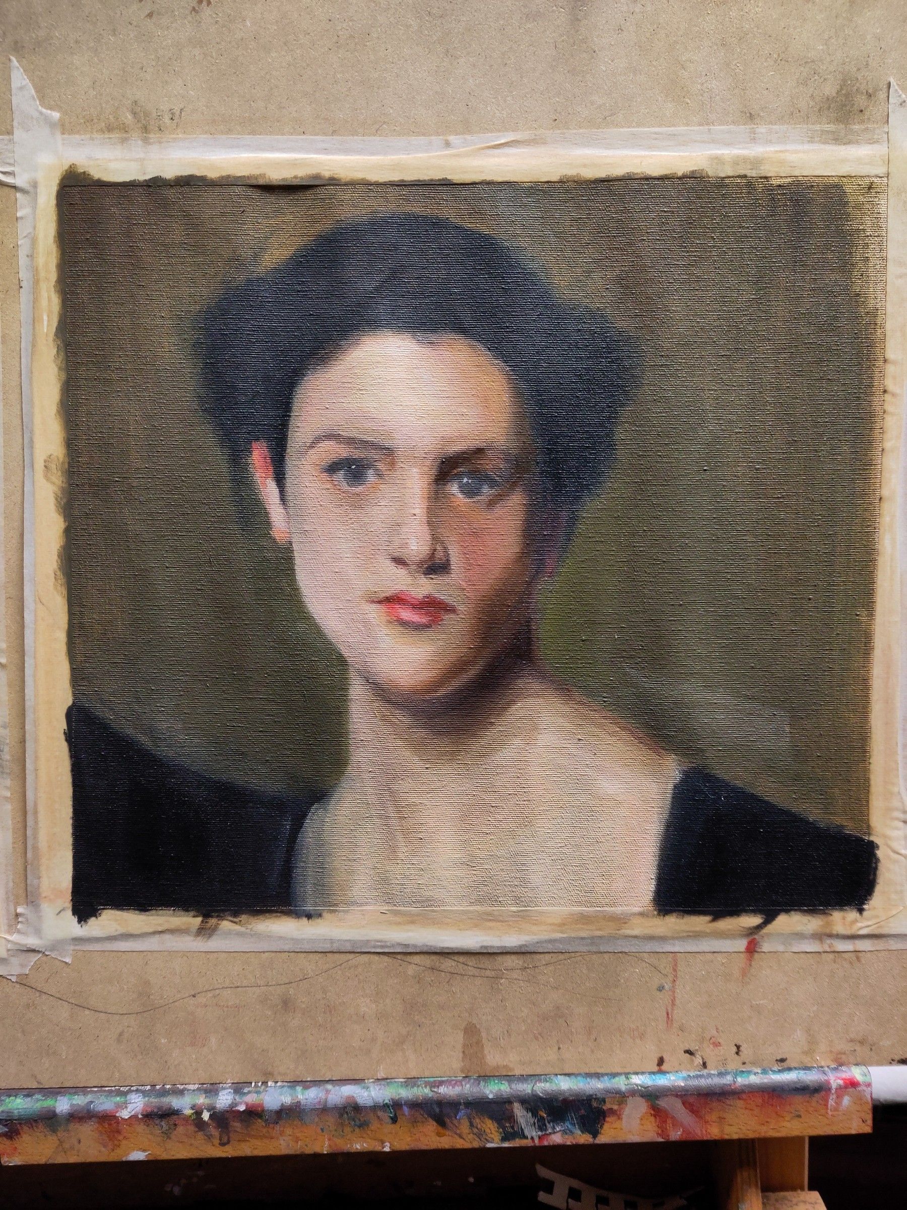 Oil portrait
