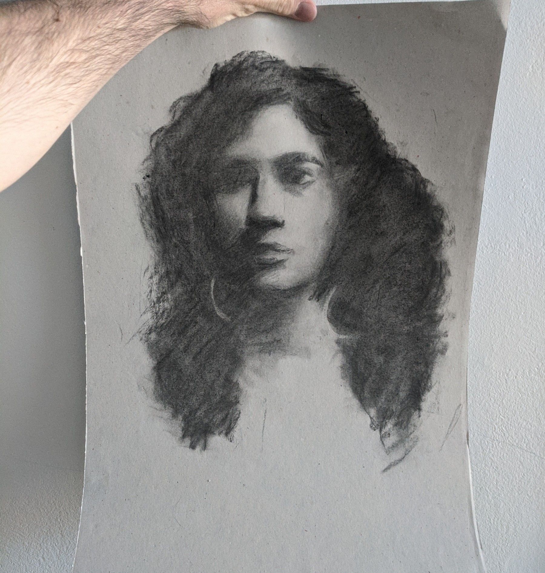 Charcoal portrait 2