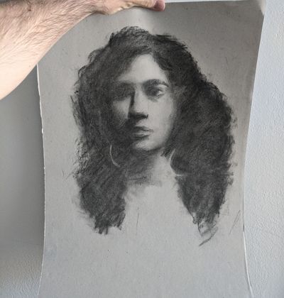 Charcoal portrait 2