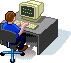 A programmer typing on a computer