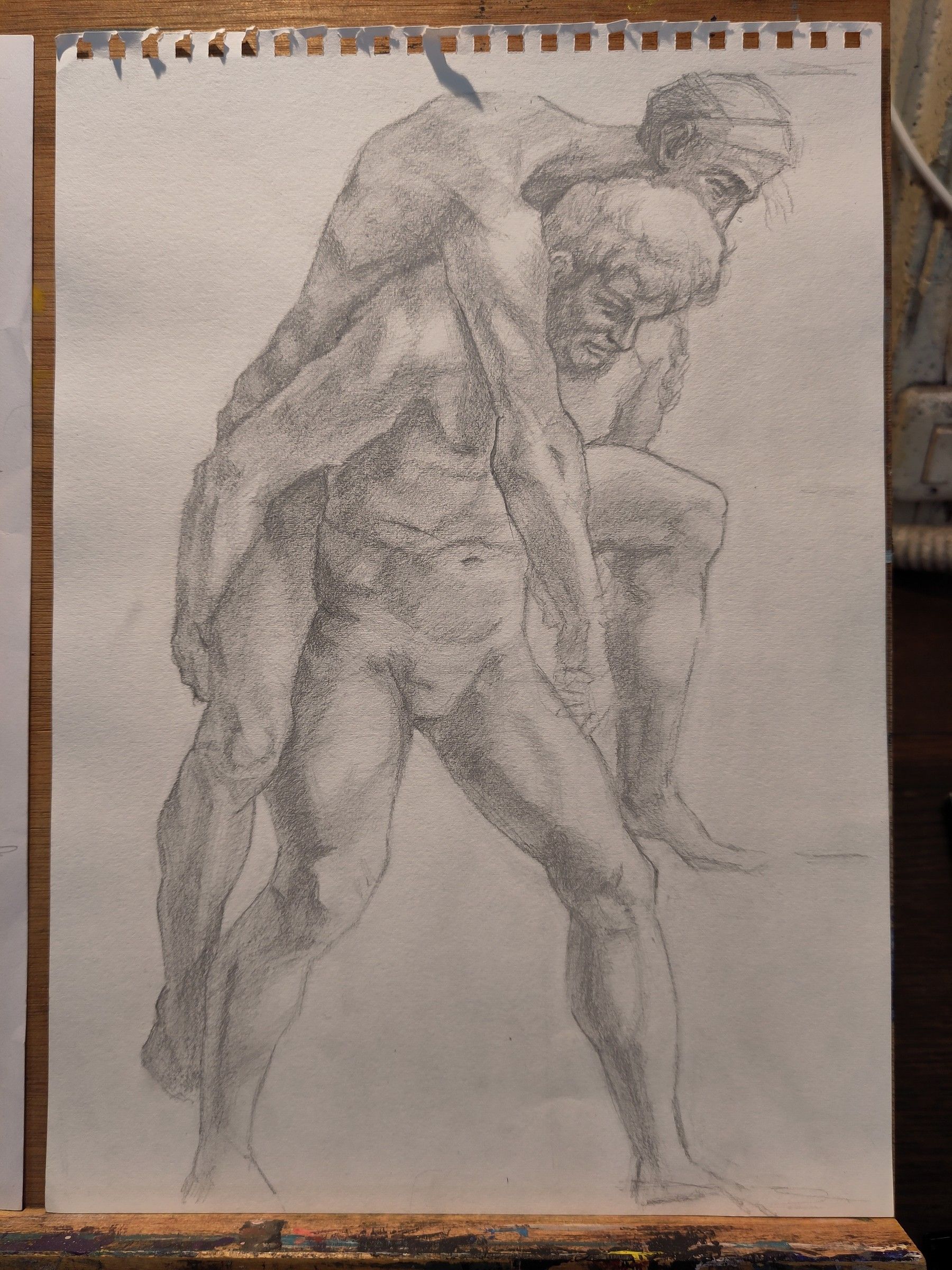 Pencil figure 8
