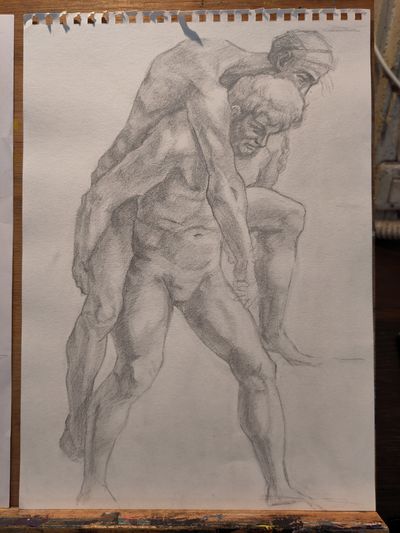 Pencil figure 8