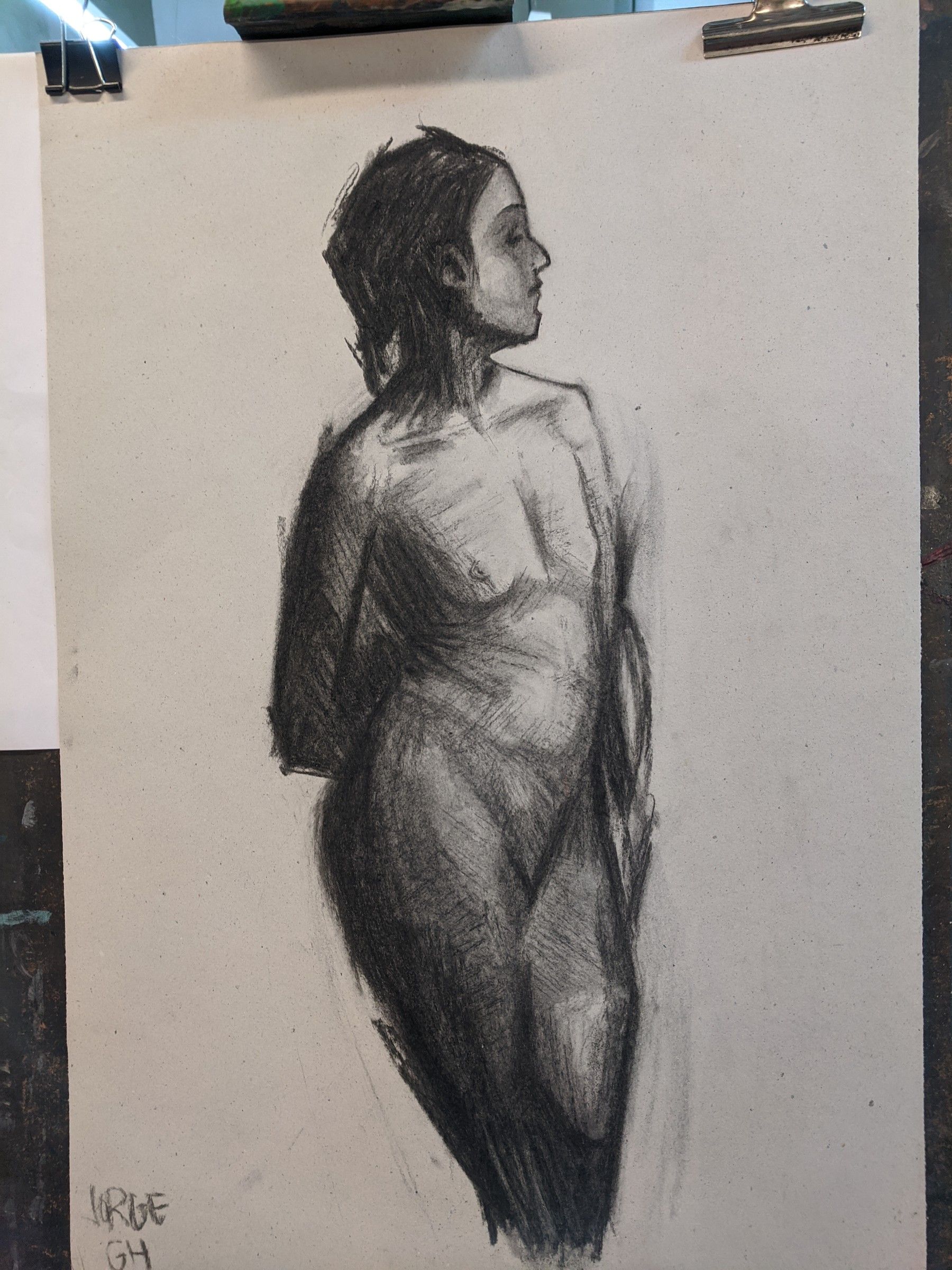 Charcoal figure 2