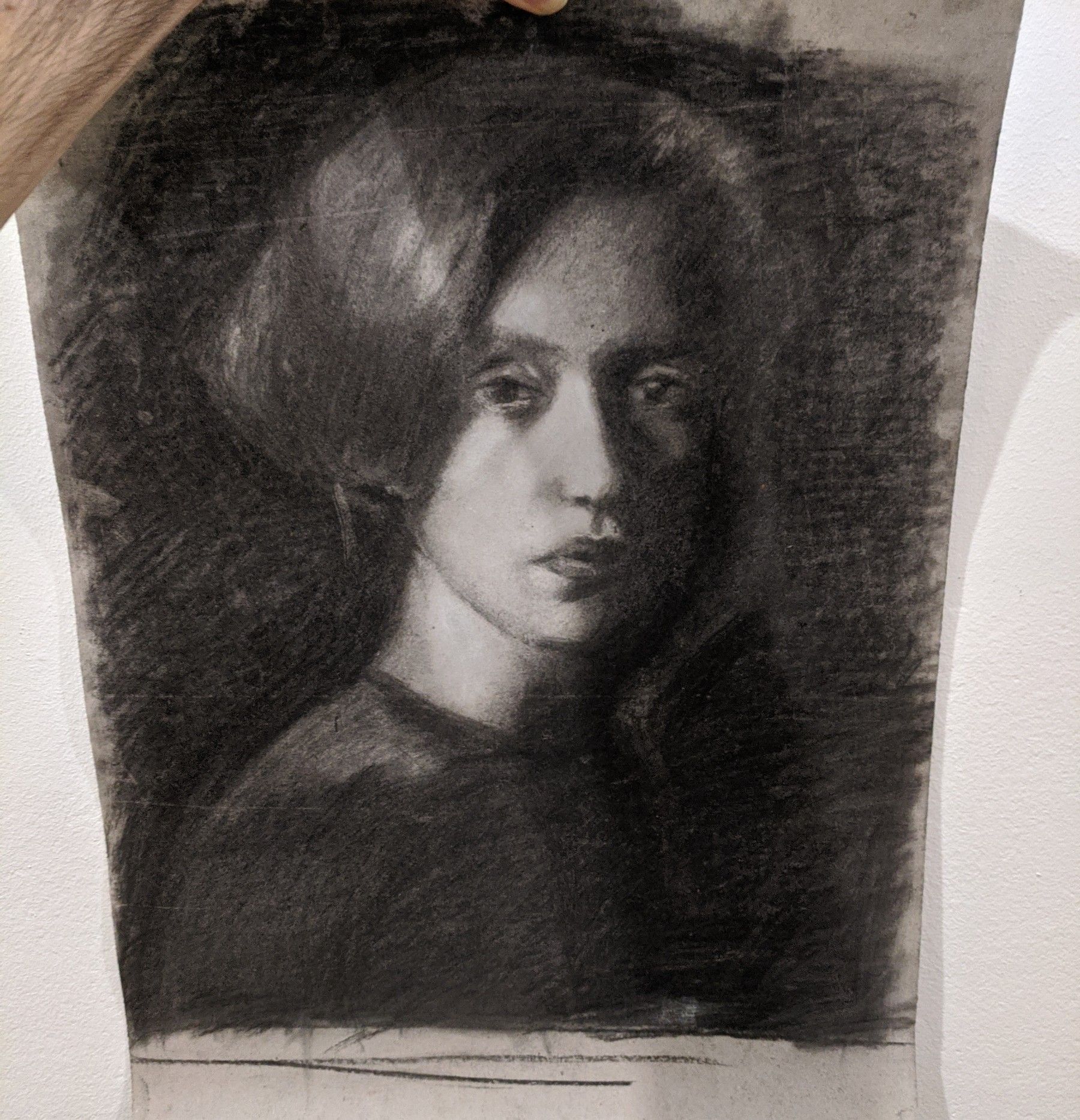 Charcoal portrait 3